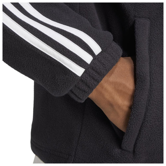 Adidas Ανδρική Ζακέτα 3-Stripes Teddy Fleece Hoodie